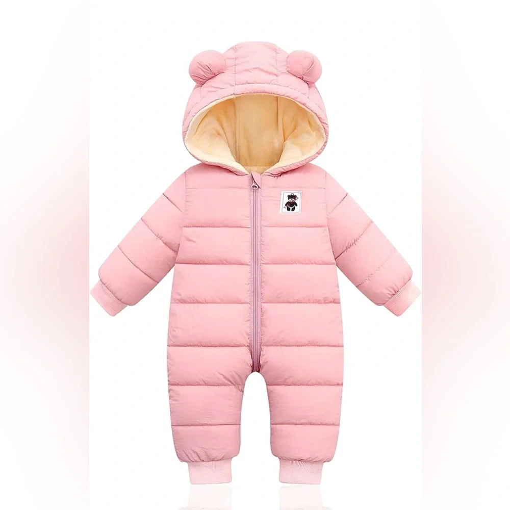 Baby Girl Snow Suit in Pink - NWT - Picture 5 of 5